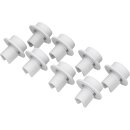 8x Korbrollen unten Geschirrspüler kompatibel für AEG Electrolux 50279059005 Privileg Quelle 01001648