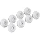 8x Korbrollen unten Geschirrspüler kompatibel für AEG Electrolux 50279059005 Privileg Quelle 01001648