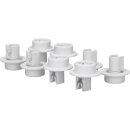 8x Korbrollen unten Geschirrspüler kompatibel für AEG Electrolux 50279059005 Privileg Quelle 01001648