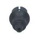 Schukostecker Vollgummi für Leitungen bis H 07 RN-F 3x1,5mm² schwarz kompatibel mit Bachmann