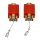 LUTH Premium Profi Parts Kohlen mit Halter kompatibel mit Miele 4297414 Waschmaschine Waschtrockner 2stk