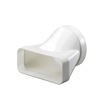 Übergangsstück 150erSCF/R Flach-/Rundanschluss Luftführungssystem Abzugshaube