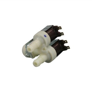 Universal Magnetventil 2-fach 90° 14,0mmØ Waschmaschine Spülmaschine