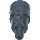 Luth Premium Profi Parts Schuko-Kupplung, schwarz kompatibel mit Bachmann