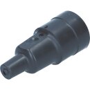 Luth Premium Profi Parts Schuko-Kupplung, schwarz kompatibel mit Bachmann