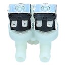 Universal Magnetventil 2-fach 180° 14,0mmØ Waschmaschine Spülmaschine