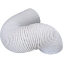 LUTH Premium Profi Parts Abluftschlauch weiß 100er rund 2,5m flexibel PVC für Dunstabzugshaube Klimaanlage Trockner kompatibel mit Bosch WZ20180 00444869 00670752 Serie 2 Serie 4 IQ100 IQ300 IQ390