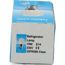 Lampe Glühbirne E14 15W 26mmØ 60mm 240V  für Kühlschrank universal