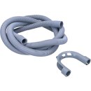 LUTH Premium Profi Parts Ablaufschlauch Flexibler Abwasserschlauch Schlauchverlängerung Ablaufschlauch Verlängerung Adapter universal 19/22mmØ 2,5m für Waschmaschine Geschirrspüler Spülmaschine