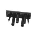 Kohlen kpl. mit Halter kompatibel mit Miele 2830480 für Staubsauger Geschirrspüler 2Stk.