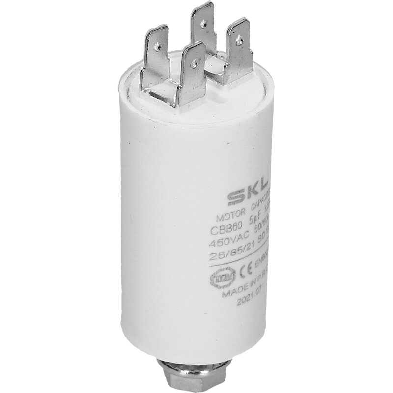 Product Image for Kondensator Anlaufkondensator Motorkondensator 5 μF uF 450V + AMP-Steckfahnen