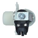 Waschmaschine Magnetventil Ventil 1-fach 90° 14,0mmØ  für Whirlpool-Gruppe 481227128375