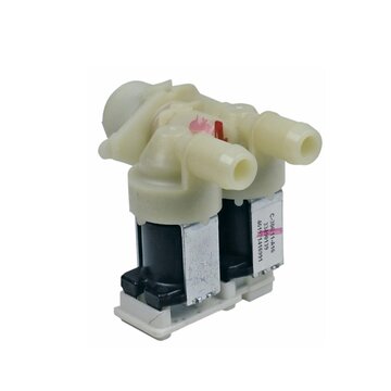 Magnetventil 2-fach 180° 14,0mm Waschmaschine 480111100199 Whirlpool Bauknecht