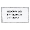 Heizelement Heizregister Heizung 1630+750W 230V Trockner für Electrolux AEG 5009793800