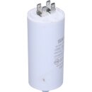 LUTH Premium Profi Parts Kondensator 45 µF 450V für Elektromotor von Hausgeräten Universal mit Steckfahnen und Befestigungsschraube CBB60 - 6,3 mm AMP-Doppelsteckfahnen & Bodenbefestigungsschraube M8