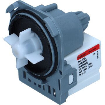 LUTH Premium Profi Parts Ablaufpumpe Wasserpumpe mit Pumpenkopf für AEG Electrolux 8996464036582 Geschirrspüler