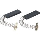 Motorkohlen für Waschmaschine kompatibel mit Bosch Siemens 12,5x5x43mm 4,8mmAMP 00605694