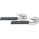 Motorkohlen für Waschmaschine kompatibel mit Bosch Siemens 12,5x5x43mm 4,8mmAMP 00605694