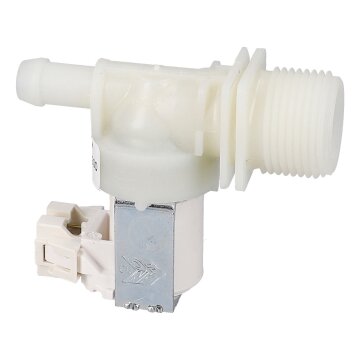 LUTH Premium Profi Parts Magnetventil 1-fach 180° 12mmØ kompatibel mit Bauknecht 481228128462 C00311288 für Geschirrspüler – Wasserzulaufventil 3/4" Anschluss, Type 329 T60°, 220–240 V
