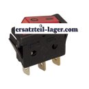 Wippschalter 1polig rot 11 x 30 mm 16 A Kaffeemaschine