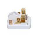 LUTH Premium Profi Parts Anlassvorrichtung kompatibel mit Danfoss 103N0015 6,3mm AMP für Kompressor Kühlschrank Gefrierschrank