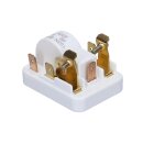 LUTH Premium Profi Parts Anlassvorrichtung kompatibel mit Danfoss 103N0015 6,3mm AMP für Kompressor Kühlschrank Gefrierschrank