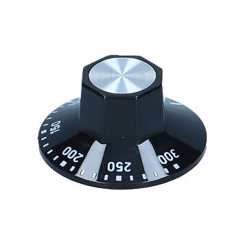 E.G.O. Thermostat Knebel Schwarz 60°C Bis 200°C - Robuster Drehknopf 00.00524.806 Für Energieregler E.G.O. Thermostat Knebel Schwarz 60°C Bis 200°C - Robuster Drehknopf 00.00524.806 Für Energieregler