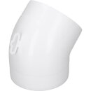 LUTH Premium Profi Parts Rohrbogen 125erR 45° für Dunstabzugshaube