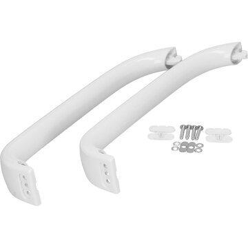 LUTH Premium Profi Parts Türgriffsatz Griff Set komptibel mit Bosch 0036542 00369542 weiß für KühlGefrierKombination Doppelbackofen