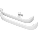 LUTH Premium Profi Parts Türgriffsatz Griff Set komptibel mit Bosch 0036542 00369542 weiß für KühlGefrierKombination Doppelbackofen