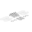 LUTH Premium Profi Parts Türgriffsatz Griff Set komptibel mit Bosch 0036542 00369542 weiß für KühlGefrierKombination Doppelbackofen