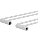 Luth Premium Profi Parts Abstellboden Zusatzgitter für KühlGefrierkombination 4cm breit 2 Stück 10024159