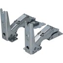 LUTH Premium Profi Parts Türscharnier Set oben + unten kompatibel mit Gorenje Asko 347828 für Kühlschrank