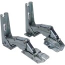LUTH Premium Profi Parts Türscharnier Set oben + unten kompatibel mit Gorenje Asko 347828 für Kühlschrank