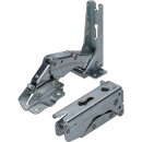 LUTH Premium Profi Parts Türscharnier Set oben + unten kompatibel mit Gorenje Asko 347828 für Kühlschrank
