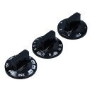 Knebelset 9-teilig schwarz Alternative Universal für Herd