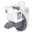 LUTH Premium Profi Parts Ablaufpumpe kompatibel mit Bosch Siemens Neff 00144487 mit Kopf Sieb für Waschmaschine Waschtrockner