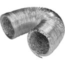 LUTH Premium Profi Parts universal Abluftschlauch 125er Rundsystem 5m Aluminium schwer u.a. für Dunstabzugshaube