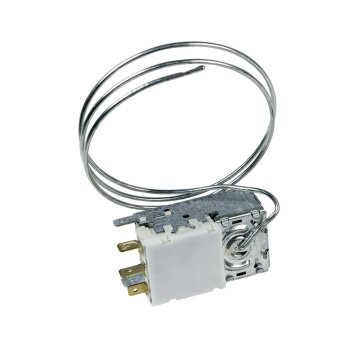 Thermostat K59-L1942-500 kompatibel mit Ranco 650mm Kapillarrohr 1x4,8mm/2x6,3mm AMP für Kühlschränke