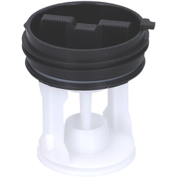 Flusensiebeinsatz kompatibel mit Whirlpool 481248058385 für Waschmaschine