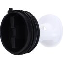 Flusensiebeinsatz kompatibel mit Whirlpool 481248058385 für Waschmaschine