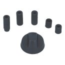 Knebel 43mmØ schwarz mit Adaptern Universal! für alle Marken