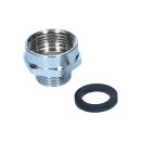 Sanitär-Adapter 3/4" Innengewinde auf 1/2" Außengewinde Reduzierung