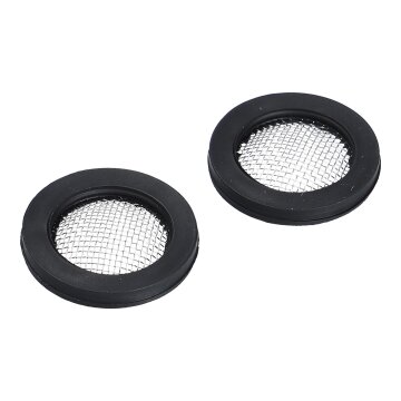 Dichtung Gummidichtring mit Sieb 17x24mmØ für 3/4" Zulaufschlauchverschraubung 2Stück 25130 3
