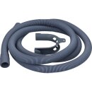 Ablaufschlauch gerade/gerade 19/21mmØ 2,5m für Waschmaschine Geschirrspüler