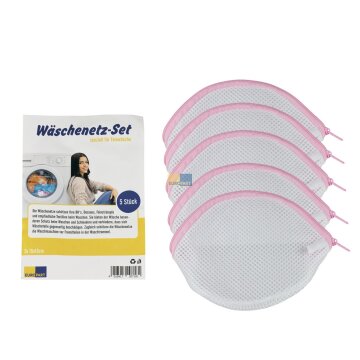 5 Stück Wäschenetz Feinwäsche BH Dessous Schutz mit Reißverschluss Waschmaschine