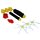 Bürstenset  für  iRobot 4503462 ACC225 ACC237 für Saugroboter Roomba 700er Serie