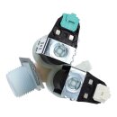 Magnetventil Ventil Waschmaschine für Whirlpool Bauknecht 481228128468 Bosch Siemens 00627658 627658 Gorenje 483017 2-fach 180° 11mm Ø