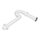 Siphon 1 1/4"x32mm weiß für Waschbecken