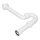 Siphon 1 1/4"x32mm weiß für Waschbecken